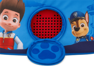 details view of the perforated circle on the Listen & Play Bag - PAW Patrol