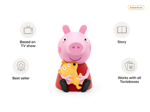 On the Road with Peppa Pig audio figurine, inspiring audio journeys and imaginative play