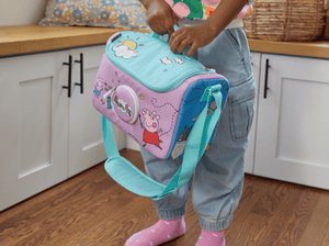 Child Playing With Tonies And Listen & Play Bag - Peppa Pig