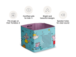 Peppa Pig Sleeve is in our line of sleeves that are compatible with Toniebox 2 which are easy to clean, 1+, and include bright and fun designs