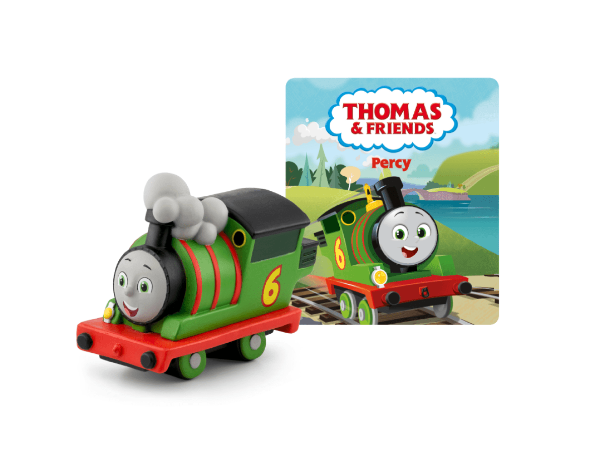 All Engines Go: Percy Tonie audio figurine with content illustration