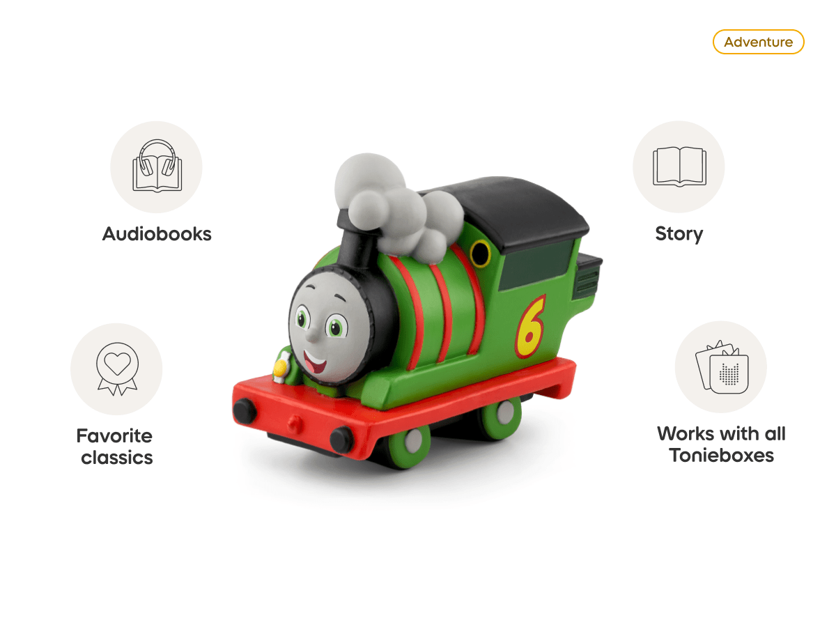 All Engines Go: Percy Tonie audio figurine, inspiring audio journeys and imaginative play