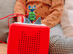 Child Playing With Pete The Cat Tonie