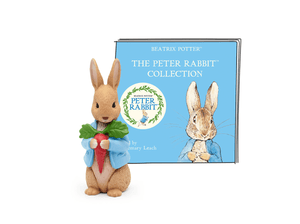 Peter Rabbit Tonie with a branded content card