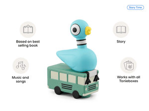 Mo Willems' The Pigeon Series Tonie audio figurine, inspiring audio journeys and imaginative play