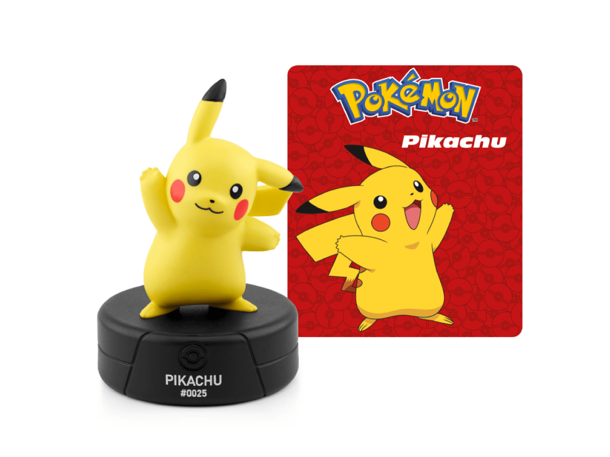 Pokémon Pikachu Tonie audio figurine with content illustration