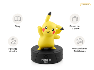 Pokémon Pikachu Tonie audio figurine from the adventure category, inspiring audio journeys and imaginative play