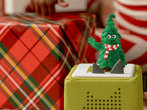 Child Playing With Piney: The Lonesome Pine Tonie