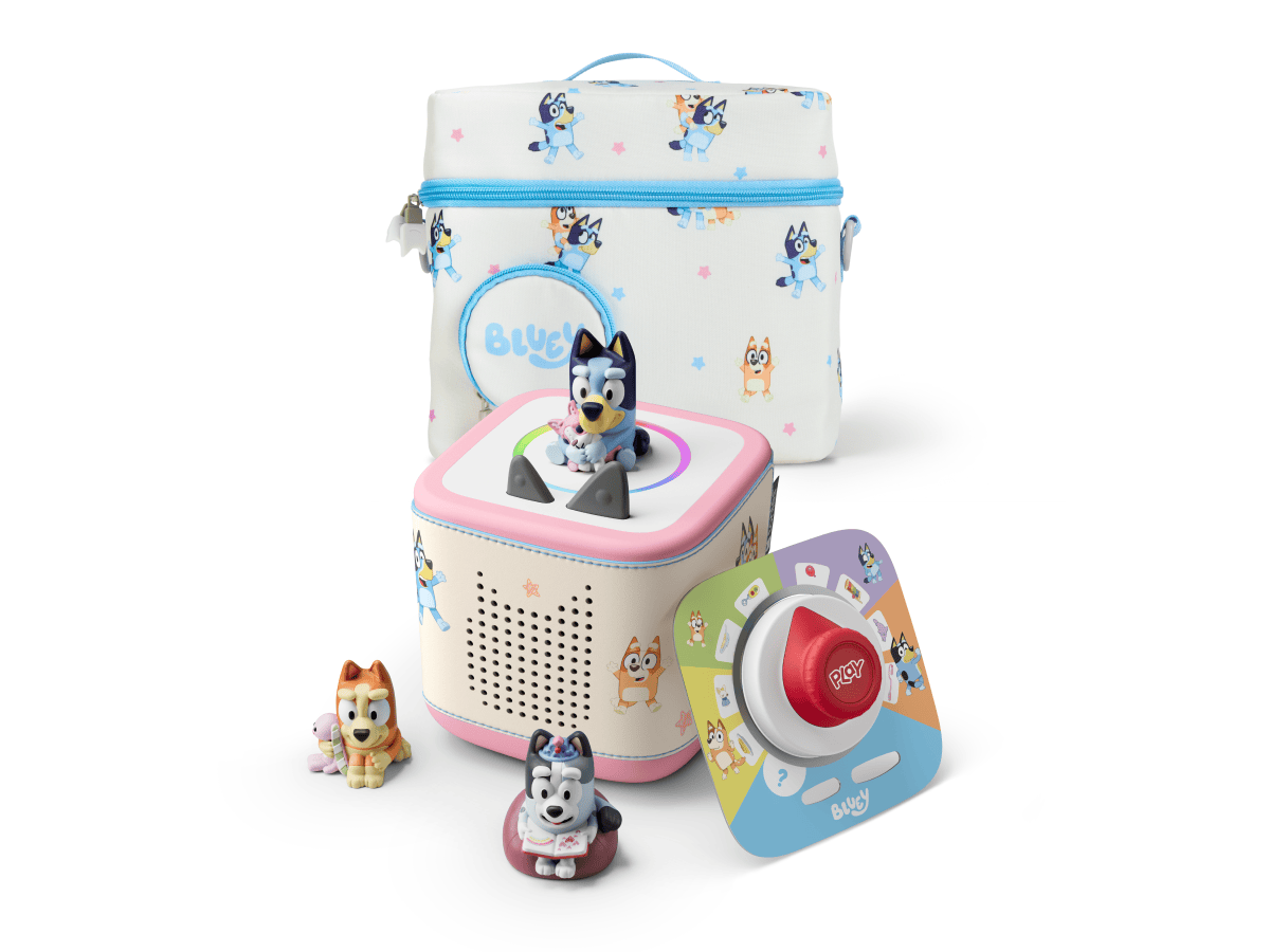 Bluey Toniebox 2 Mega Bundle in Cloud Pink