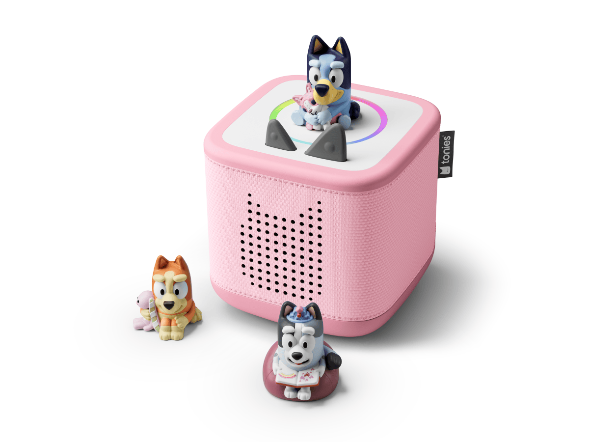 Bluey Toniebox 2 Starter Set in Cloud Pink