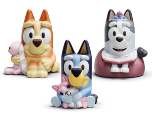 Bluey 3 Pack Tonies including Bluey, Bingo and Muffin audio figurines for the Toniebox, which plays audio content