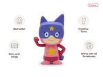 Superhero Creative-Tonie - Pink Purple audio figurine, inspiring audio journeys and imaginative play