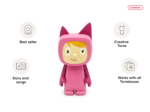 Creative-Tonie Pink Light audio figurine, inspiring audio journeys and imaginative play