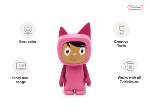 Creative-Tonie Pink Medium audio figurine, inspiring audio journeys and imaginative play