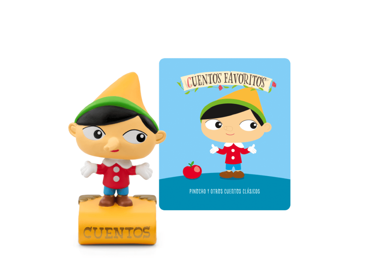 Pinocho y Otros Cuentos Clásicos Tonie (en Español) audio figurine with content illustration
