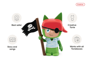 Pirate Creative-Tonie audio figurine, inspiring audio journeys and imaginative play