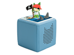 Pirate Tonie on Pirate Voyage Topper on Blue Toniebox