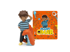 Planet Omar: Accidental Trouble Magnet Tonie with a branded content card