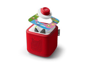 Tonieplay Peppa Pig-Playdate with Peppa Disc on red Toniebox 2 an audio player for kids