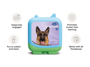 Animal World- Precious Pets audio figurine, inspiring audio journeys and imaginative play