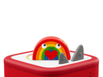 Favorite Tales: Pride Tonie on a Red Toniebox