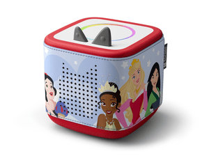 Disney Princess Sleeve on a red Toniebox 2