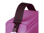 Purple carrying case detail