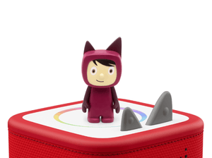 Purple with Light Hue Creative-Tonie on a Red Toniebox