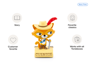 El Gato Con Botas Tonie audio figurine from the story time category, inspiring audio journeys and imaginative play