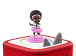 Qai Qai - Invisible Universe Tonie on a Red Toniebox