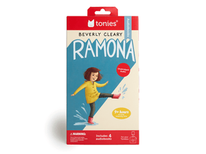 Front view of Ramona Audiobook Tonies - 4 Pack Packaging