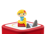 Favorite Tales: Rapunzel & Other Fairy Tales Tonie on a Red Toniebox