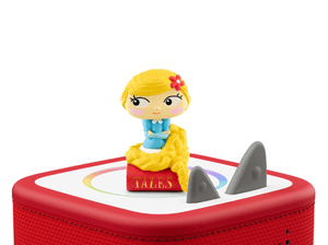 Favorite Tales: Rapunzel & Other Fairy Tales Tonie on a Red Toniebox