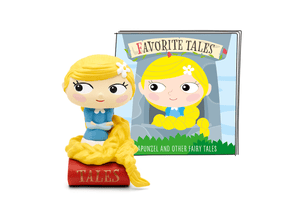 Favorite Tales: Rapunzel & Other Fairy Tales Tonie with a branded content card