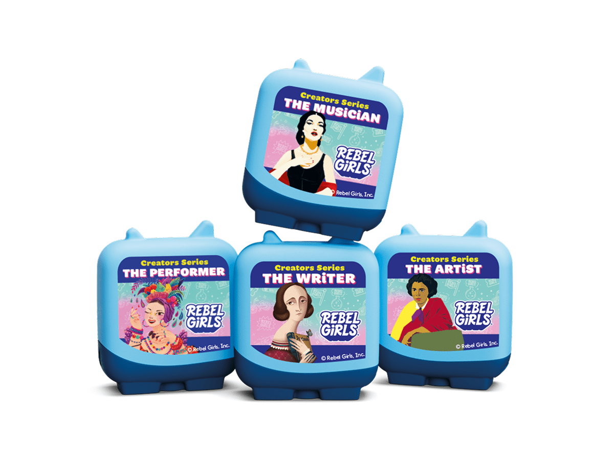 rebel girls clever tonies audio figurine for the Toniebox, which plays audio content