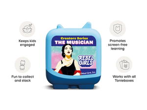 Rebel girls audio figurine, inspiring audio journeys and imaginative play