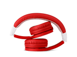 Red Headphones Folded