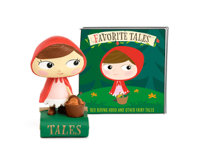 Favorite Tales: Red Riding Hood and Other Fairy Tale Stories Tonie with a branded content card