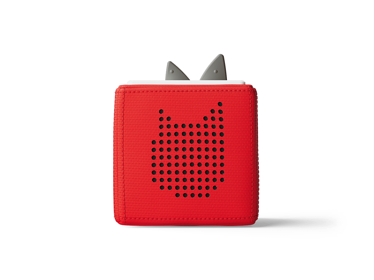 Red Toniebox Straight on view