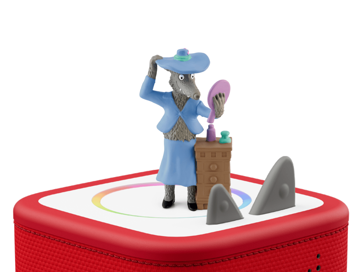 Roald Dahl: Revolting Rhymes Tonie on a Red Toniebox