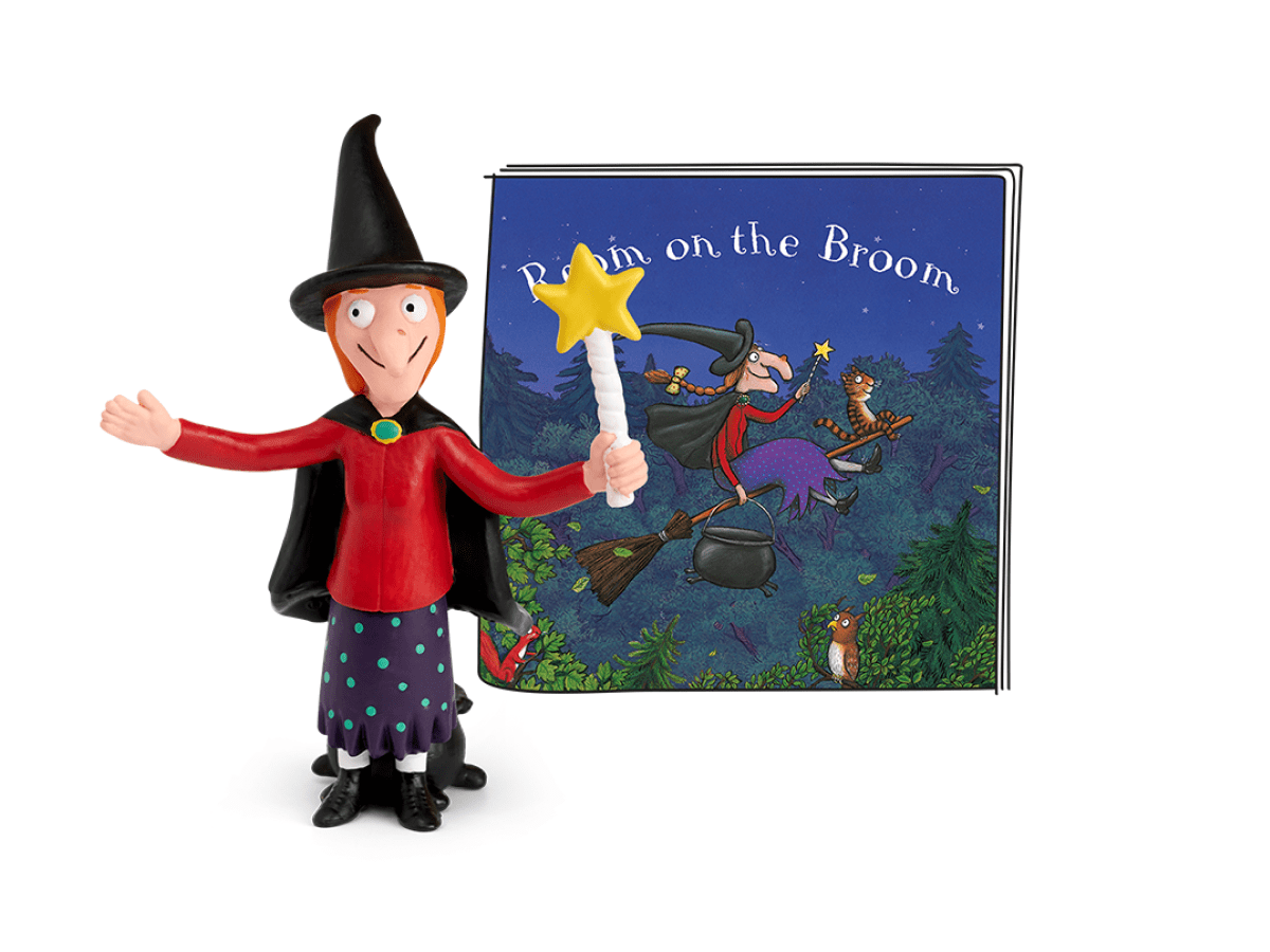 Julia Donaldson: Room on the Broom Tonie with a branded content card