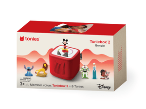 Sam's Club Toniebox 2 Disney Bundle - Sunset Red