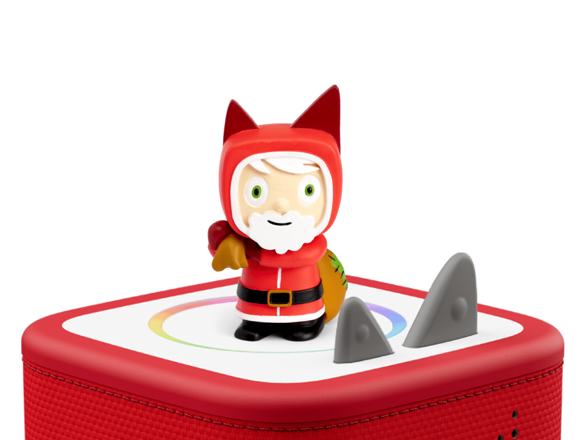 Santa Creative-Tonie on a Red Toniebox
