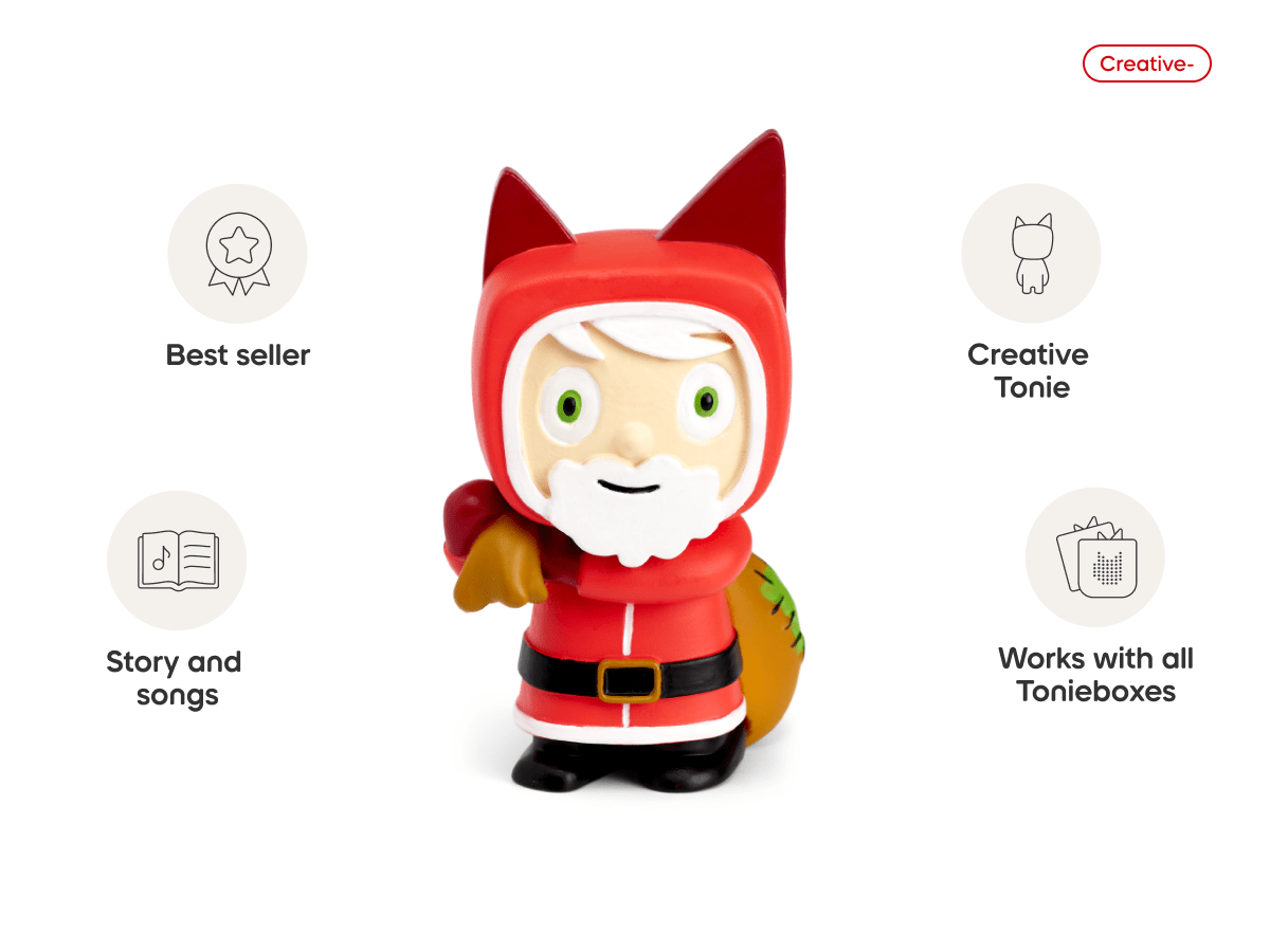 Santa Creative-Tonie audio figurine, inspiring audio journeys and imaginative play