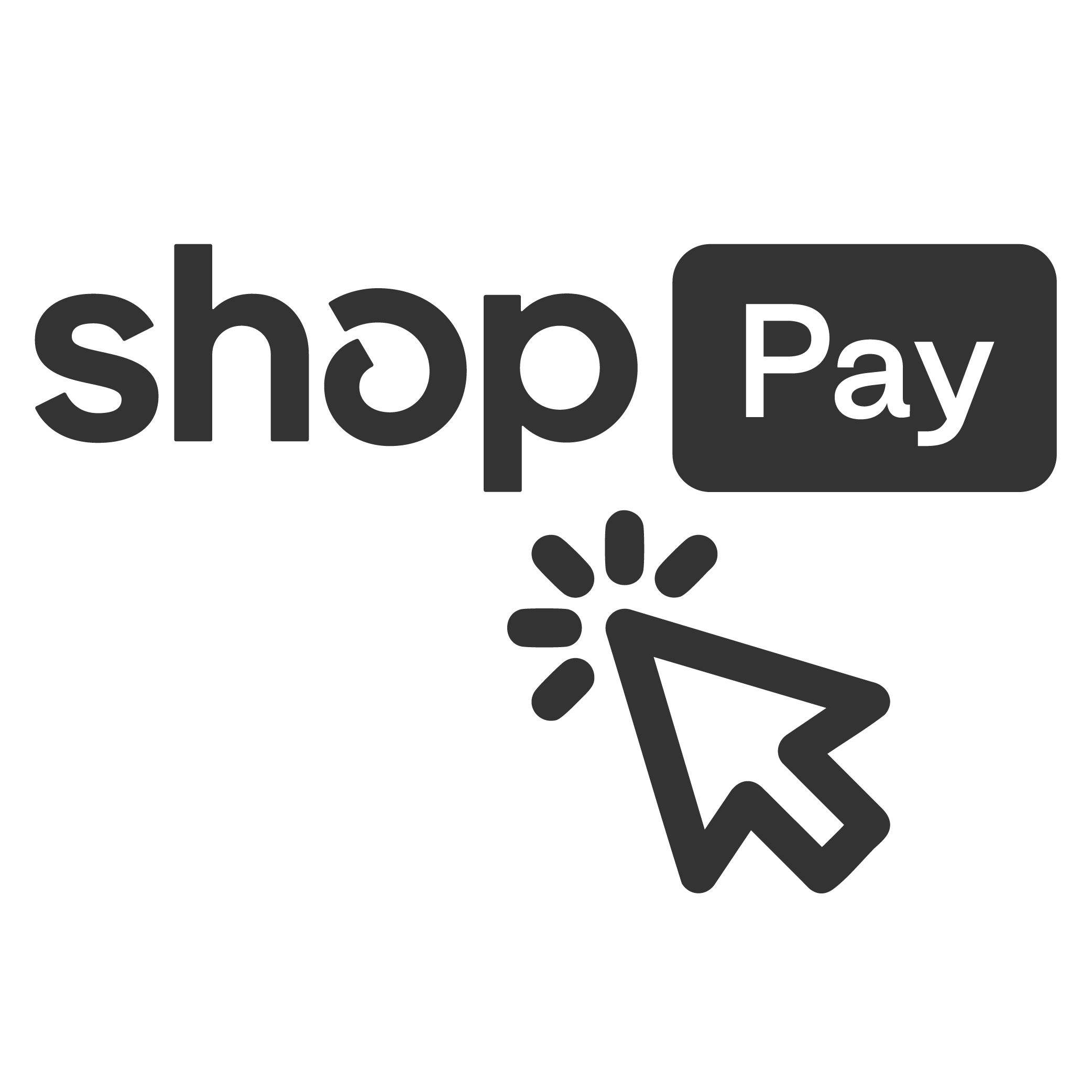 shop pay icon with cursor