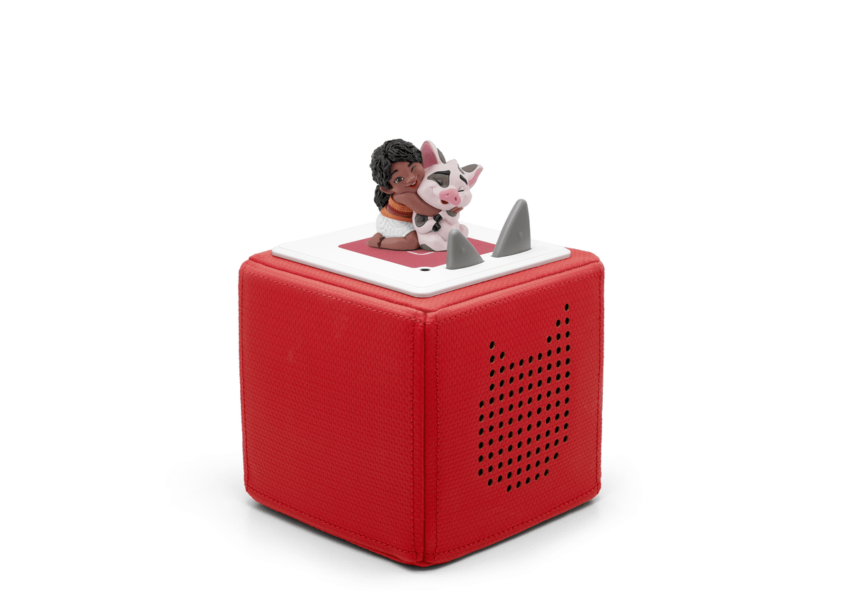 Full view of Disney Moana 2: Simea Tonie on a red toniebox
