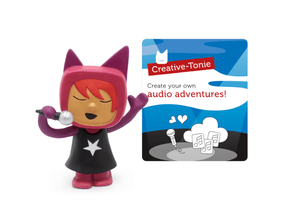 Singer Creative-Tonie with a branded content card