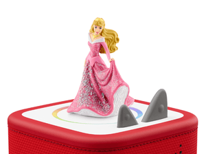 Disney Sleeping Beauty Tonie on a Red Toniebox
