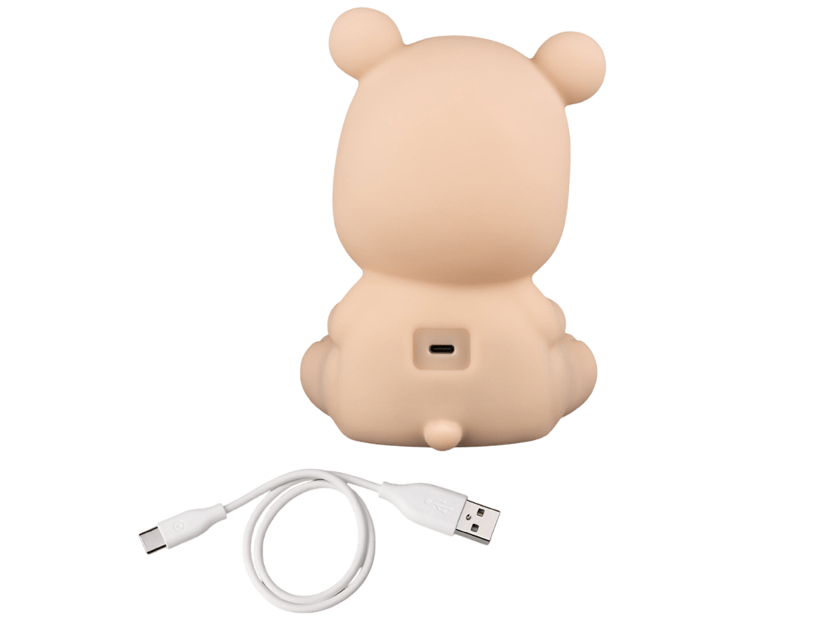 Charging port and cord for the Sleepy Friends: Sleepy Bear Night Light Tonie