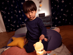 Child Playing With Sleepy Friends Sleepy Bear Night Light Tonie